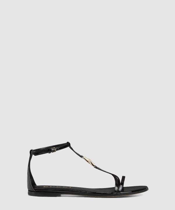 [GUCCI-구찌] 대나무 소재의 여성용 끈 샌들 835737 