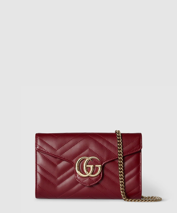 [GUCCI-구찌] GG 마몽 체인 달린 지갑 837745