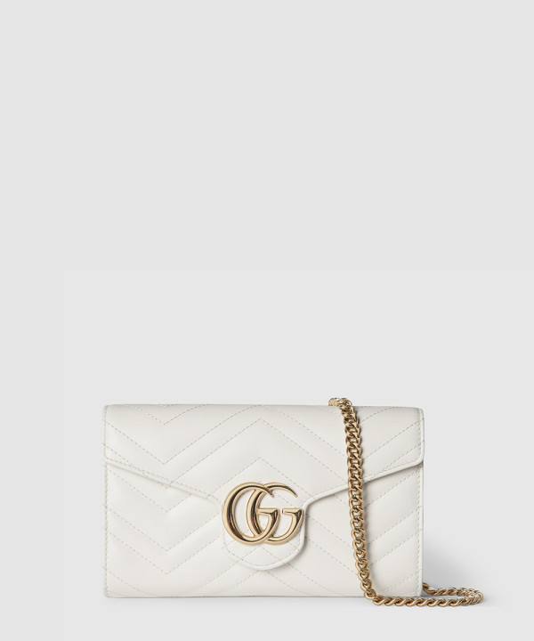 [GUCCI-구찌] GG 마몽 체인 달린 지갑 837745