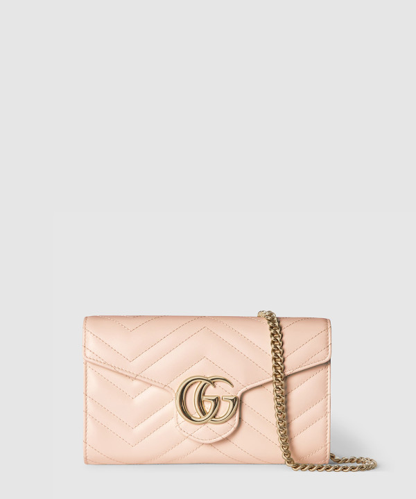 [GUCCI-구찌] GG 마몽 체인 달린 지갑 837745