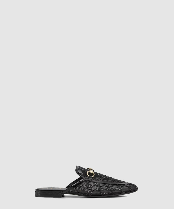 [GUCCI-구찌] GG 크리스털 프린스타운 슬리퍼 835484