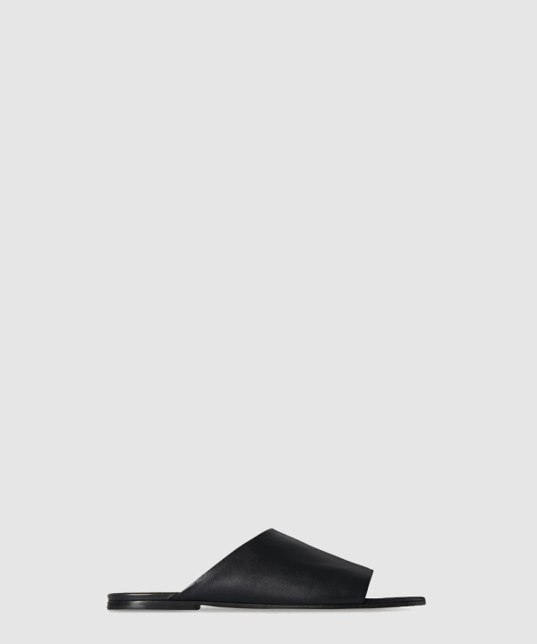 [THE ROW-더로우] Signum 가죽 슬리퍼 F1629L57ABLK