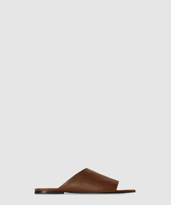 [THE ROW-더로우] Signum 가죽 슬리퍼 F1629L57AMOU