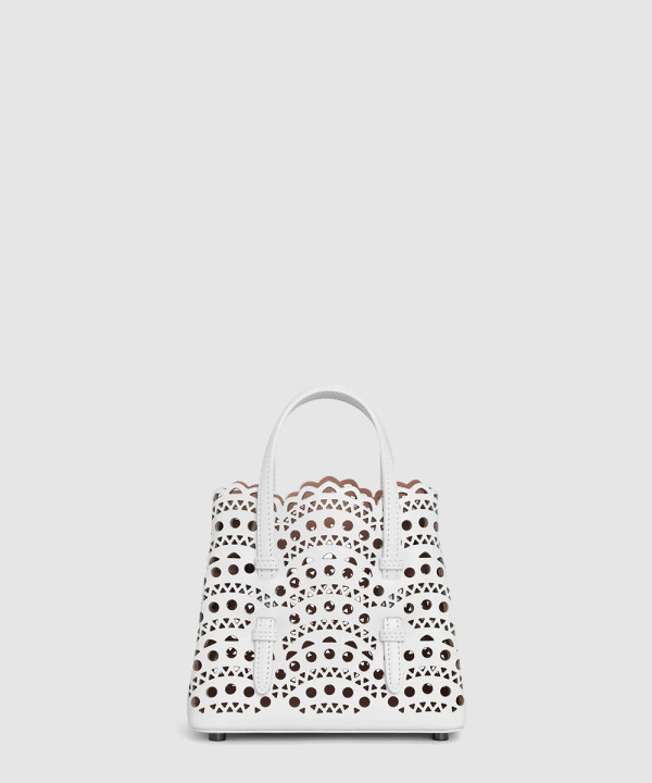 [ALAIA-알라이아] 비엔 웨이브 럭스 송아지 가죽 소재의 미나 16 백 AA1S06716C0A29