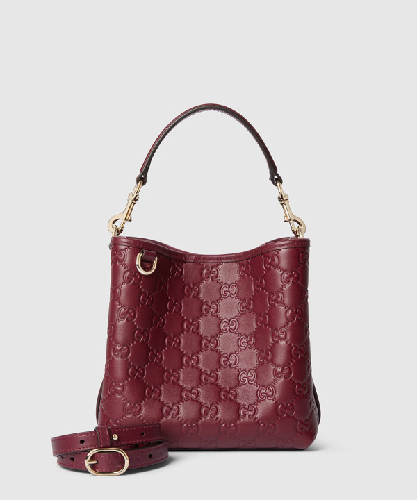 [GUCCI-구찌] GG 엠블럼 스몰 버킷백 815118