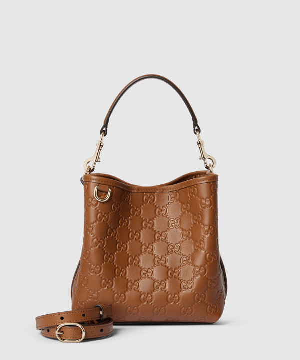 [GUCCI-구찌] GG 엠블럼 스몰 버킷백 815118