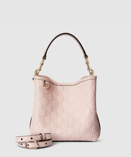 [GUCCI-구찌] GG 엠블럼 스몰 버킷백 815118