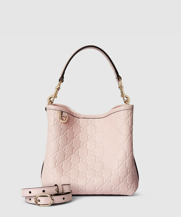 [GUCCI-구찌] GG 엠블럼 스몰 버킷백 815118