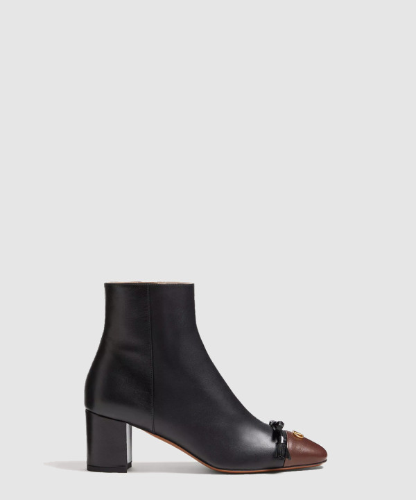 [VALENTINO-발렌티노] 발레 뒤 루아 키드스킨 레더 앵클 부츠 60MM 7W2S0ML4DDT