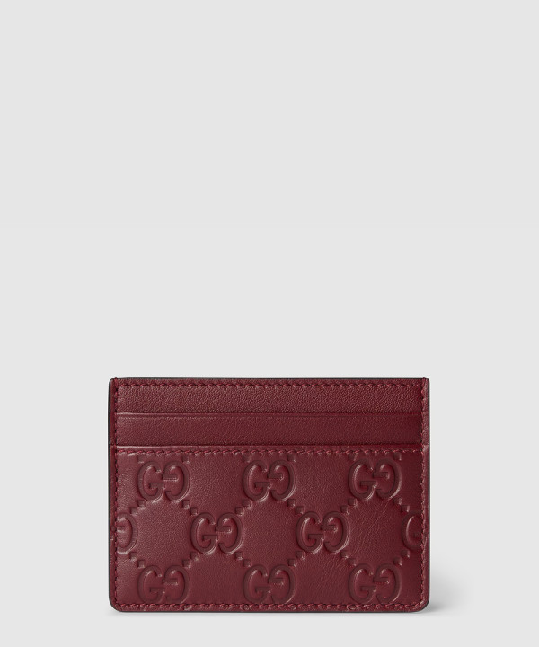 [GUCCI-구찌] GG 엠블럼 카드 케이스 847204