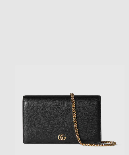 [GUCCI-구찌] GG 마몽 체인 달린 지갑 497985