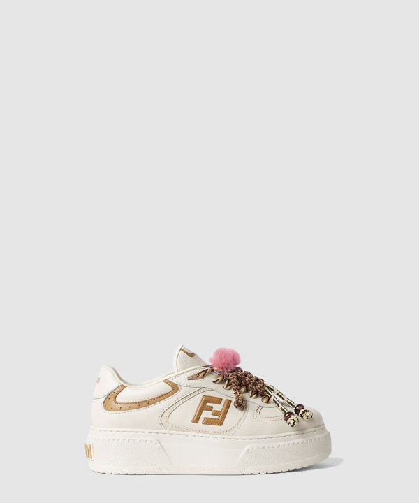 [FENDI-펜디] 매치 로우탑 플랫폼 참 슈즈 8E8721AY9NF1TO4