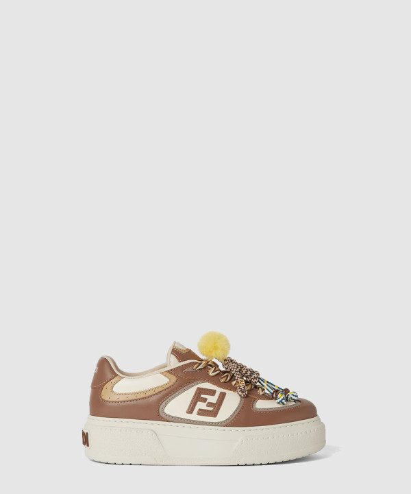 [FENDI-펜디] 매치 로우탑 플랫폼 참 슈즈 8E8721AY9NF1TO6