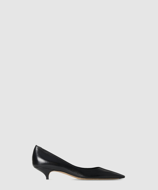 [THE ROW-더로우] Liisa 가죽 키튼 투 힐 F1709SL1