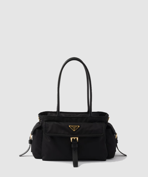 [PRADA-프라다] 익스플로어 미디엄 리나일론 및 가죽 토트백 1BG596