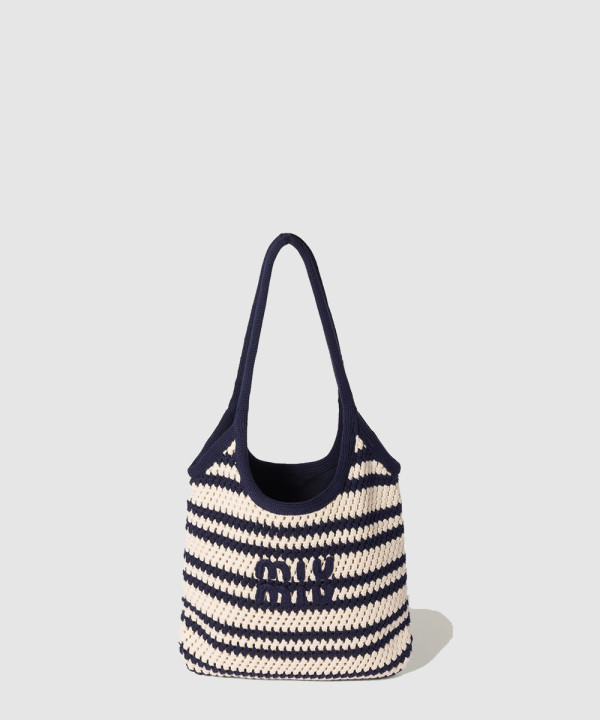 [MIU MIU-미우미우] 아이비 크로셰 토트백 5BG231