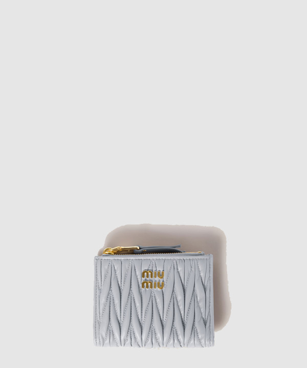 [MIU MIU-미우미우] 스몰 마테라쎄 나파 가죽 지갑 5ML024