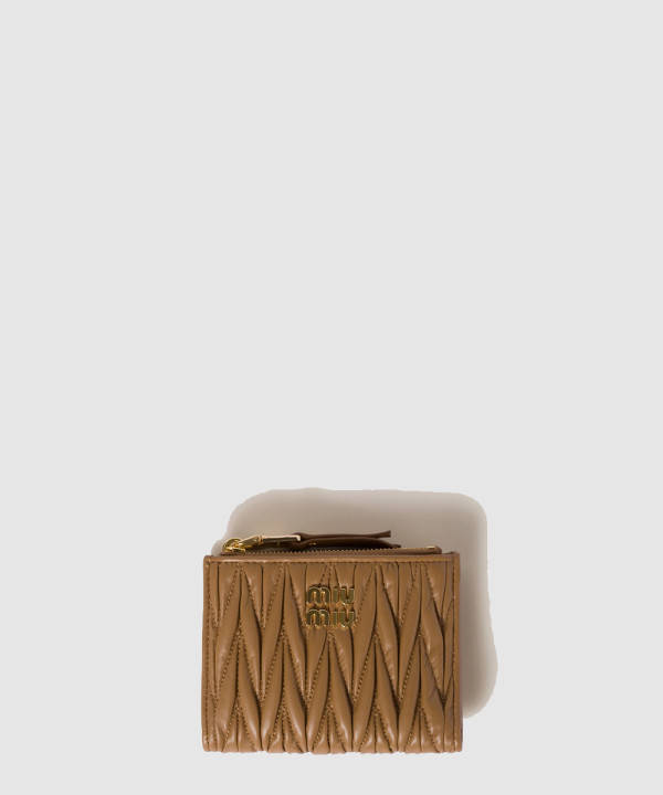 [MIU MIU-미우미우] 스몰 마테라쎄 나파 가죽 지갑 5ML024