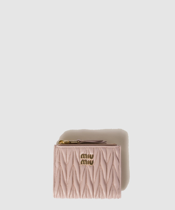 [MIU MIU-미우미우] 스몰 마테라쎄 나파 가죽 지갑 5ML024