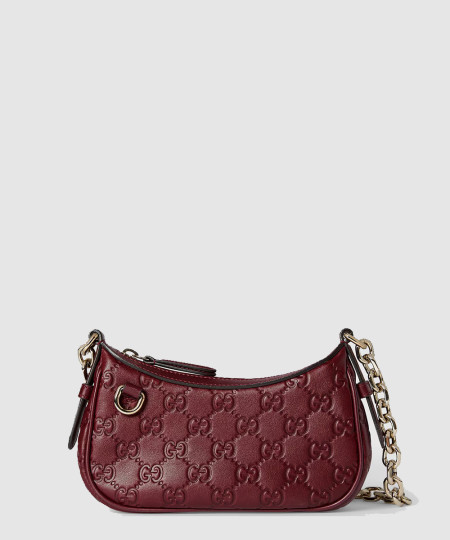 [GUCCI-구찌] GG 엠블럼 미니 숄더백 847091