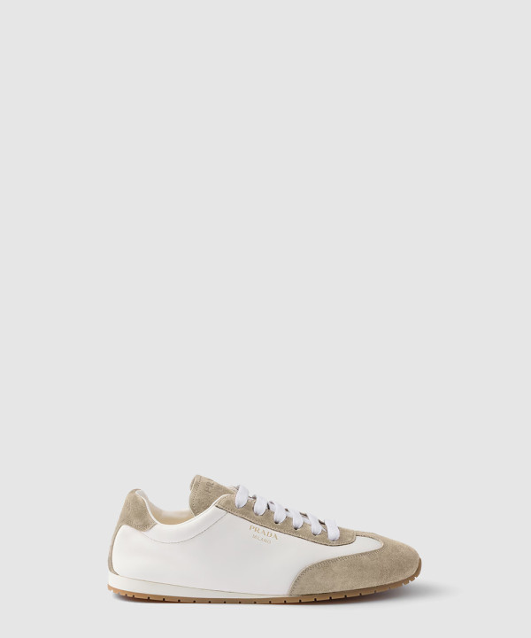 [PRADA-프라다] 나파 가죽 및 스웨이드 스니커즈 1E151O