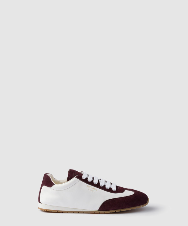 [PRADA-프라다] 나파 가죽 및 스웨이드 스니커즈 1E151O