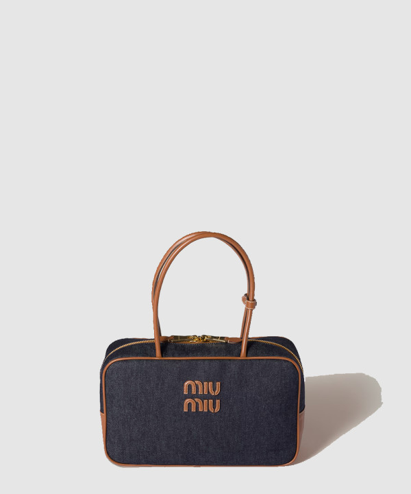 [MIU MIU-미우미우] 보 데님 백 5BB163