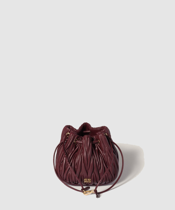 [MIU MIU-미우미우] 마테라쎄 나파 가죽 파우치 5ND022