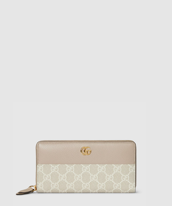 [GUCCI-구찌] GG 마몽 바이컬러 지퍼 지갑 456117