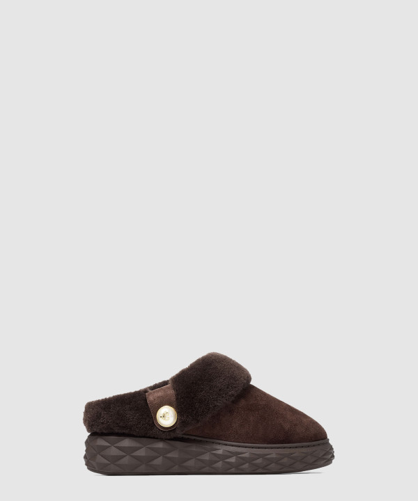 [JIMMY CHOO-지미추] 다이아몬드 맥시 뮬 F 슬링백 DIAMONDMAXIMULEFFUW