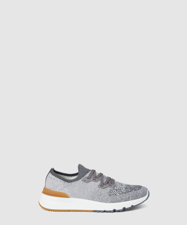 [BRUNELLO-브루넬로 쿠치넬리] 코튼 쉬네 니트 러너 252MZUKISO250