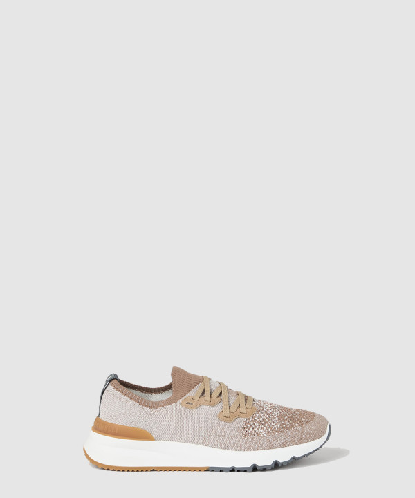 [BRUNELLO-브루넬로 쿠치넬리] 코튼 쉬네 니트 러너 252MZUKISO250