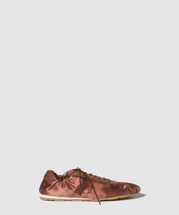 [MIUMIU-미우미우] 플룸 새틴 스니커즈 5E570E