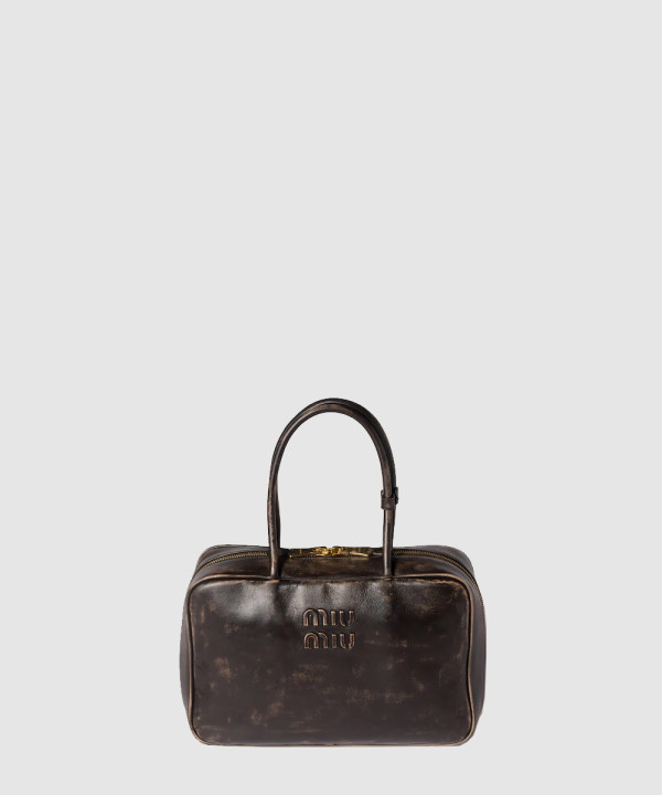 [MIUMIU-미우미우] 보 나파 가죽 백 5BB117