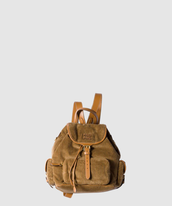 [MIU MIU-미우미우] 코듀로이 백팩 5BZ042