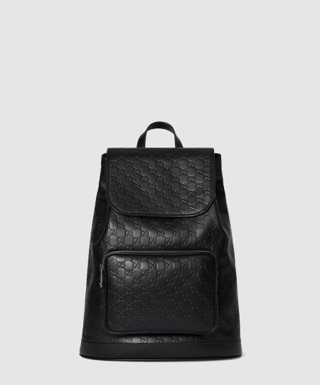 [GUCCI-구찌]  GG 엠블럼 미디엄 백팩 854750