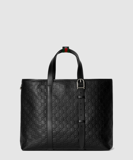 [GUCCI-구찌] GG 엠블럼 라지 토트백 850218