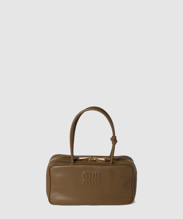 [MIU MIU-미우미우] 보 가죽 탑 핸들 백 5BB172