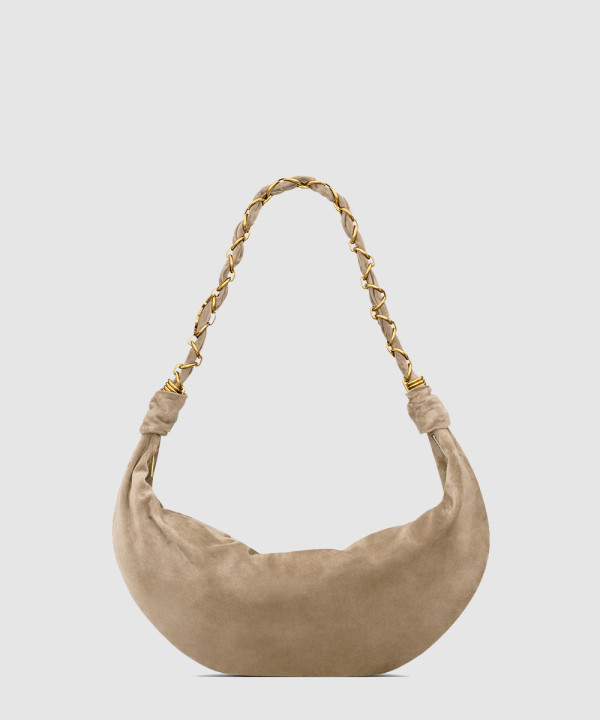 [SAINT LAURENT-생로랑] 스웨이드 소재 AMALIA 호보 862210