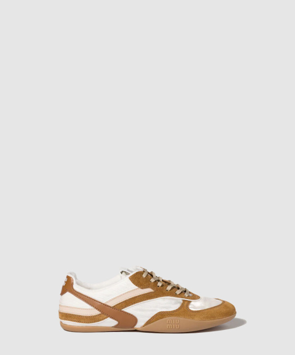 [MIU MIU-미우미우] 스웨이드 스니커즈 5E428E
