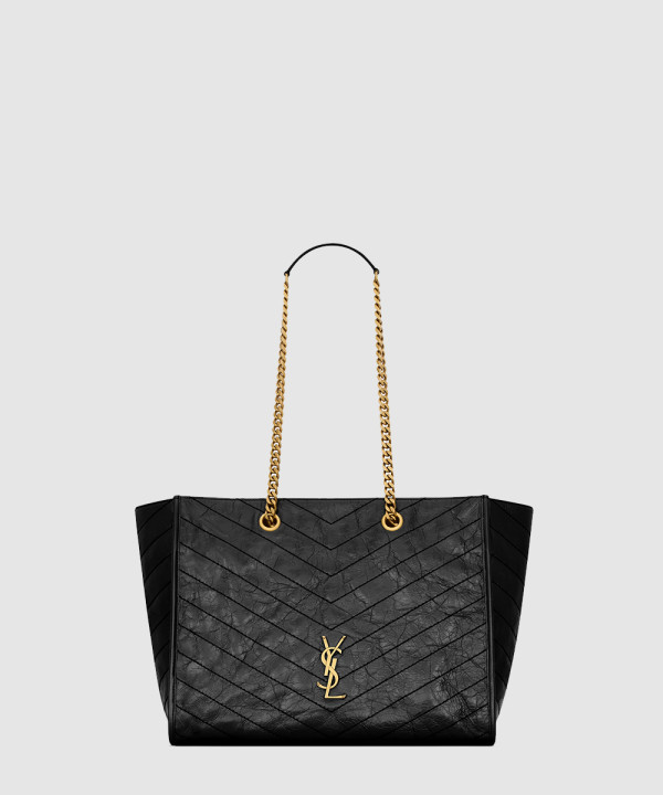 [SAINT LAURENT-생로랑] 빈티지 가죽 소재 NIKI 쇼핑 백 871151