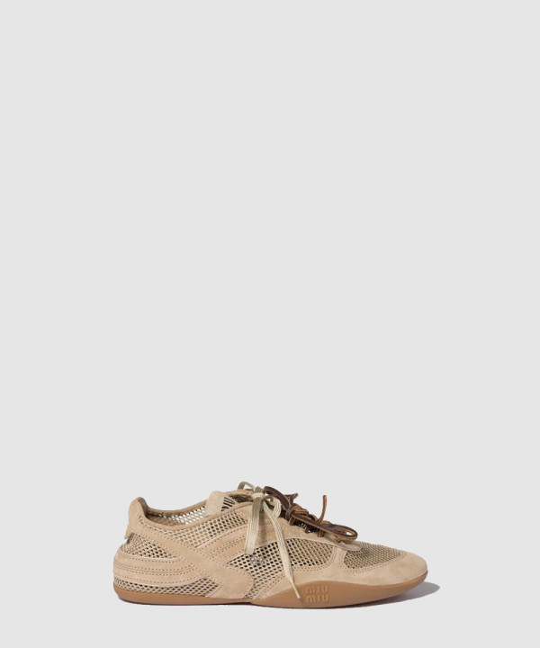 [MIUMIU-미우미우] 스웨이드 스니커즈 5E589E