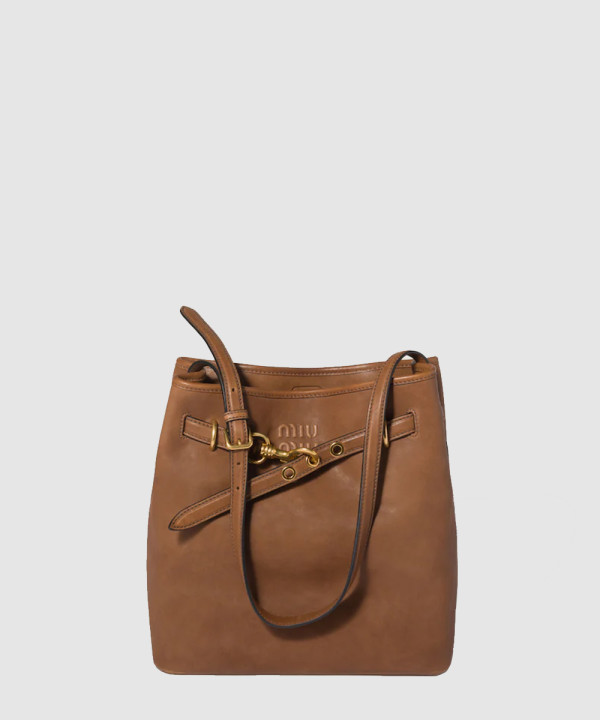 [MIUMIU-미우미우] 가죽 버킷 백 5BE101