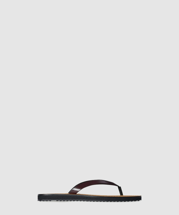 [THE ROW-더로우] 가죽 시티 플립플랍 F1388L60CBDRBL