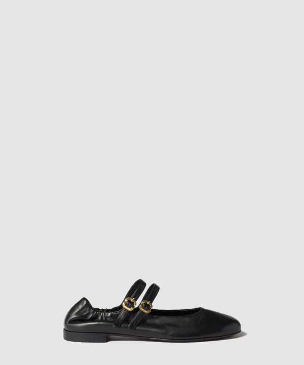 [MIUMIU-미우미우] 루슈 나파 가죽 발레리나 5F579E