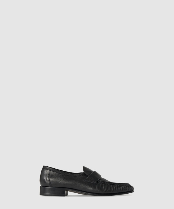 [THE ROW-더로우] Soft Loafer 가죽 F1280SN60BLK